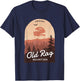 Old Rag Mountain Virginia Sunset T-Shirt - T-Shirt | Navy