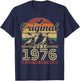 Vintage Cadeau Anniversaire 50 Ans pour Né en Juin 1976 T-Shirt - T-Shirt | Navy