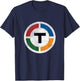 Boston Subway MBTA - Graphic Distressed T Shirt T-Shirt - T-Shirt | Navy