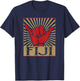 Vintage Fiji Island Surfer Retro Souvenir T-Shirt - T-Shirt | Navy