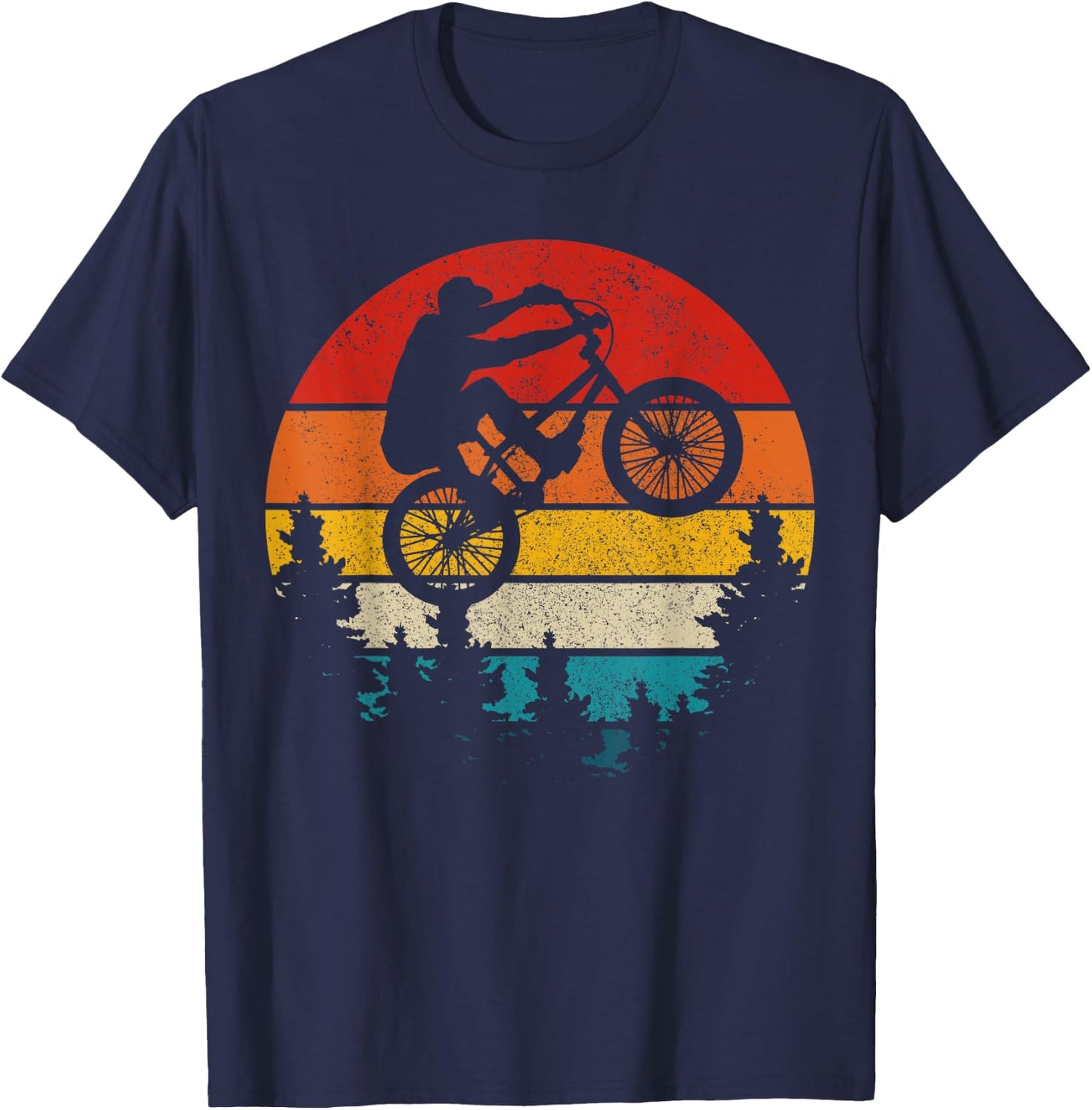 BMX Vintage Bike Bicycle BMXer Gift T-Shirt - T-Shirt | Navy