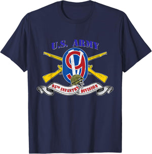 95th Infantry Division 95th ID Veteran Vintage Gifts T-Shirt - T-Shirt | Navy