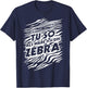 TU SO ALS WÄRE ICH EIN Zebra Costume Fancy Dress , black T-Shirt - T-Shirt | Navy