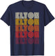 Vintage Elton Apparel , Black T-Shirt - T-Shirt | Navy