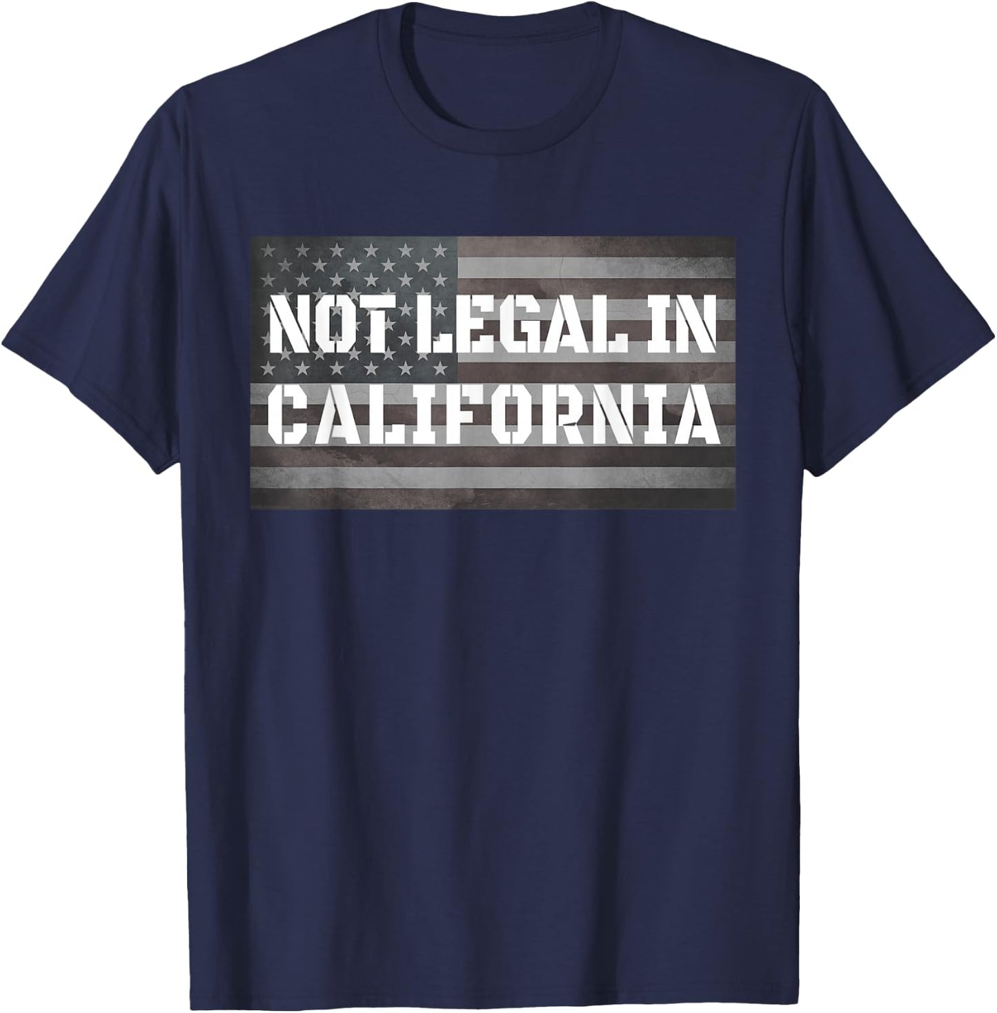 2nd Amendment California Gun Rights Activists Shirt T-Shirt - T-Shirt | Navy
