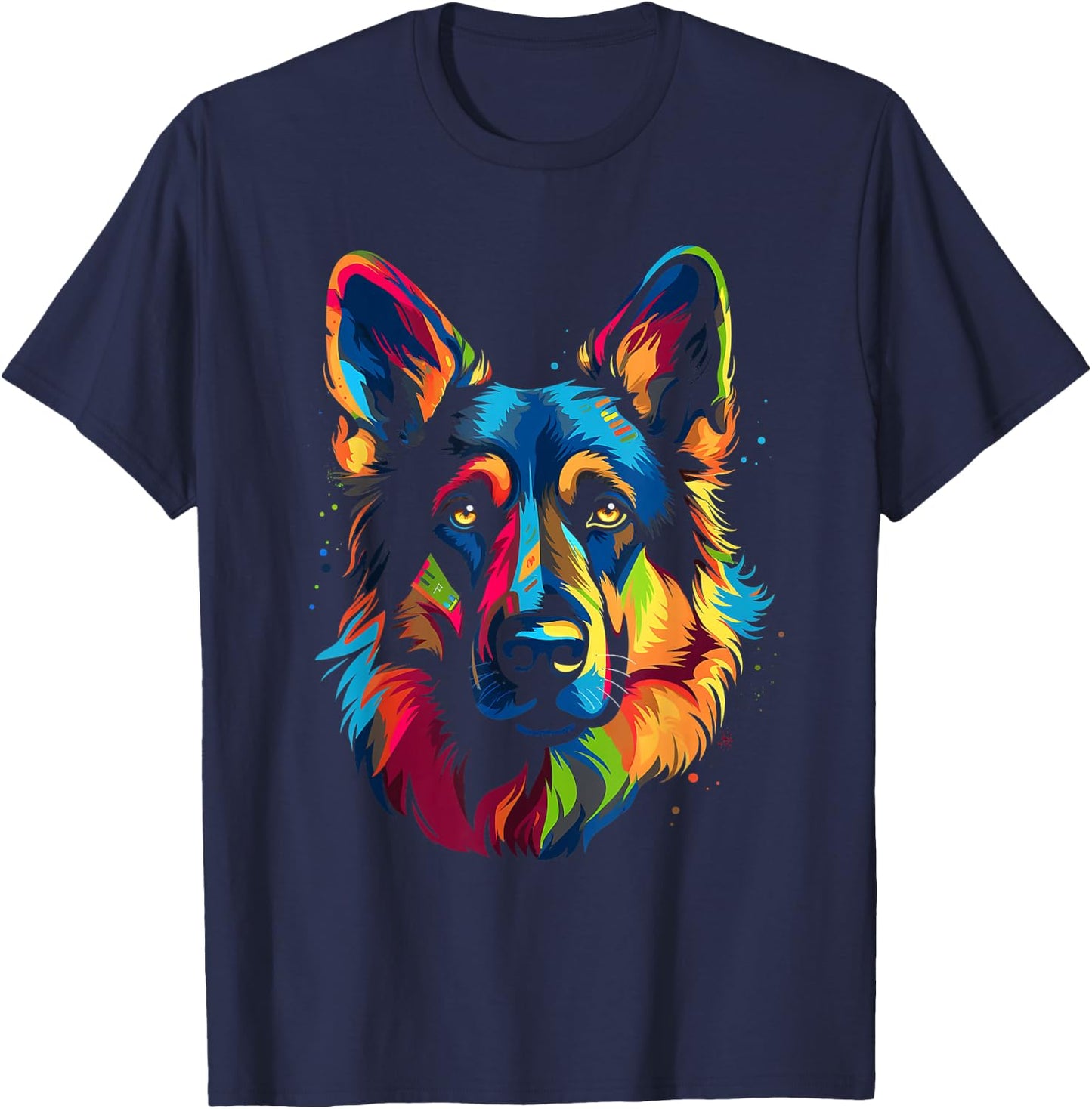 German shepherd dog T-Shirt - T-Shirt | Navy