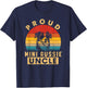 Proud Mini Aussie Uncle Gifts Dog Lovers Dad Fathers Day T-Shirt - T-Shirt | Navy