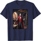 Dracula Wine Tasting in His Transylvanian Castle Cellar T-Shirt - T-Shirt | Navy