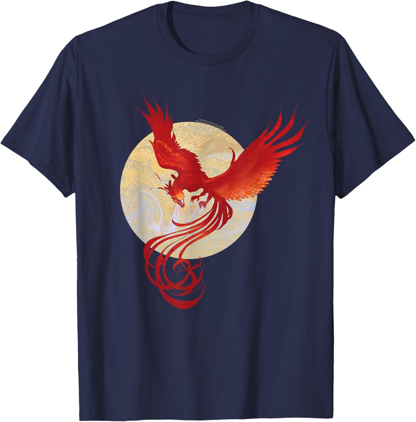 Harry Potter Fawkes T-Shirt - T-Shirt | Navy