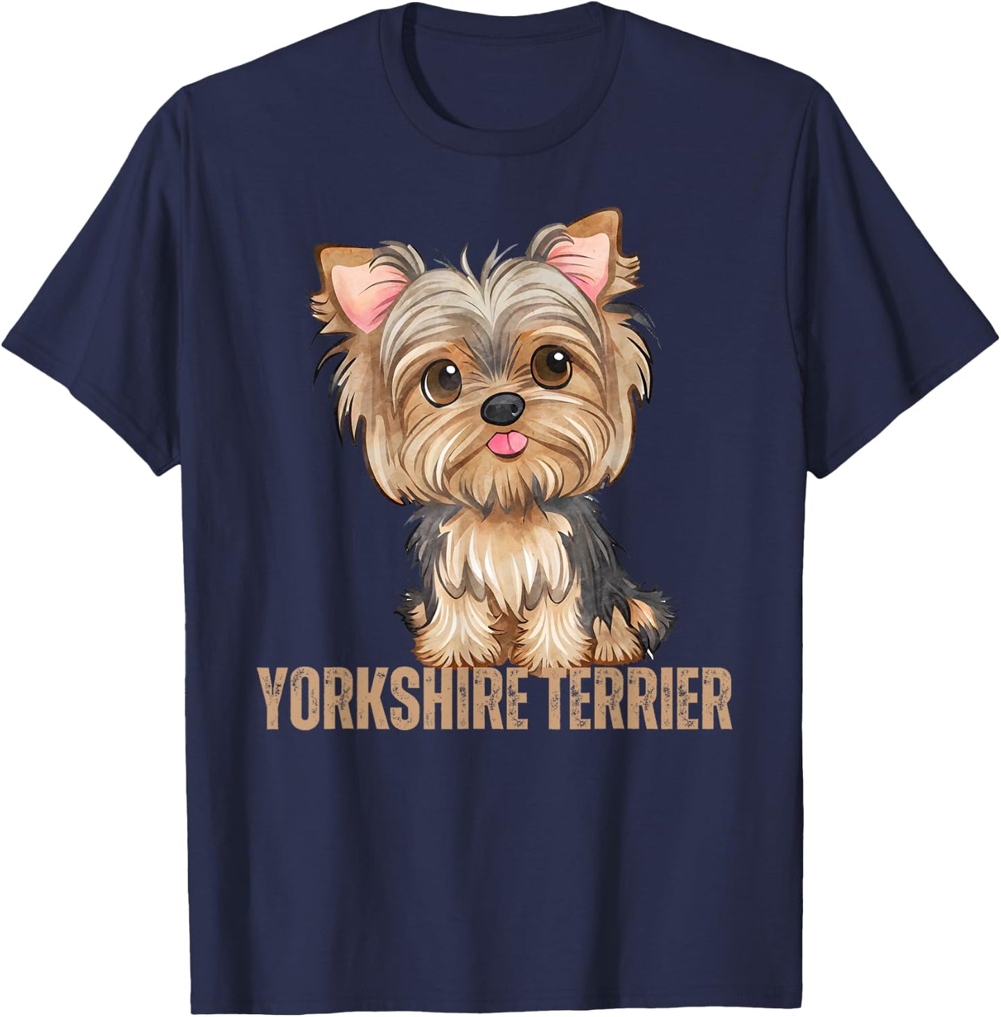 Yorkshire Terrier Dog Lover Gifts Shirt Yorkie T-Shirt - T-Shirt | Navy