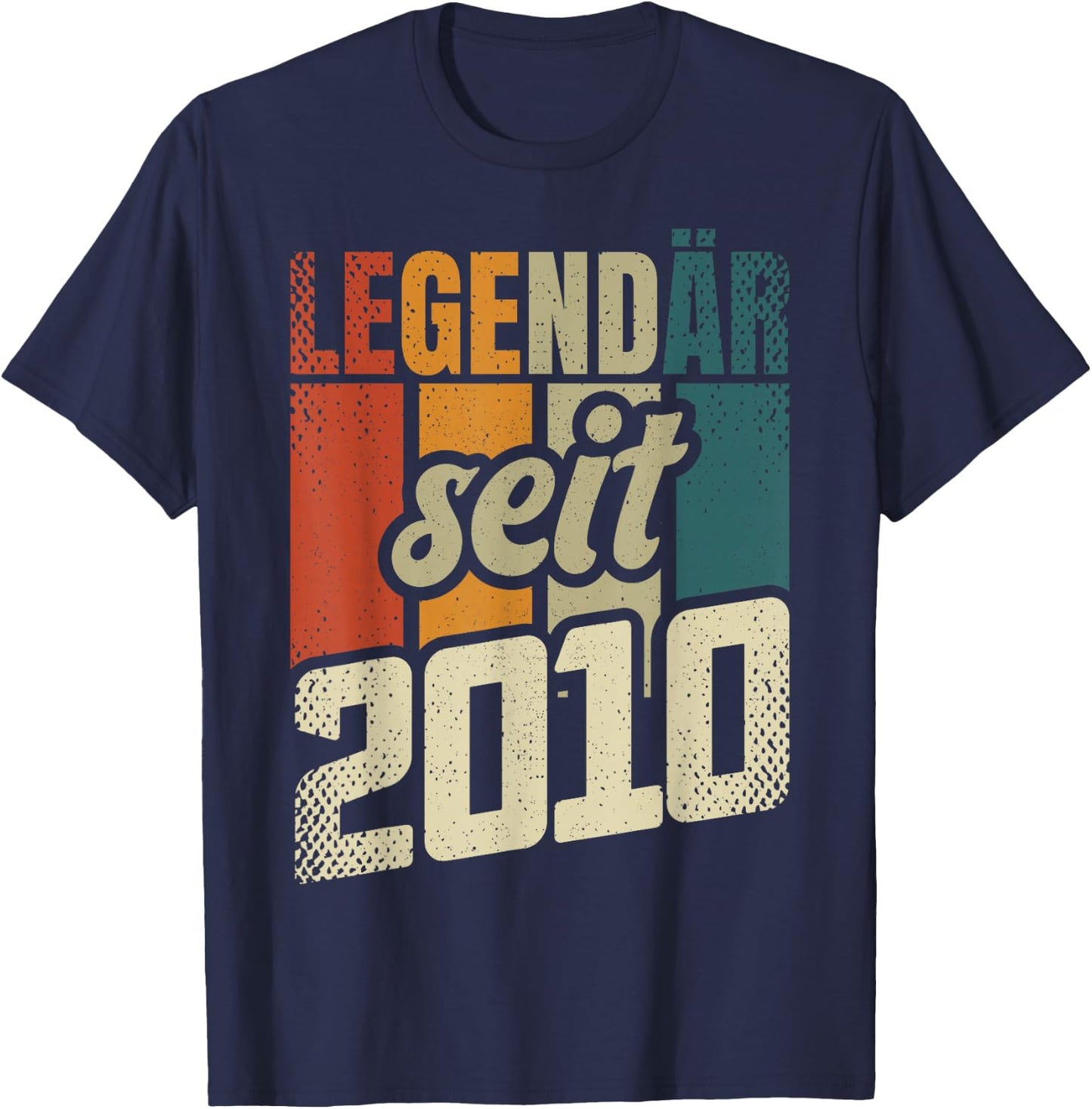 14th Birthday Boy Girl 14 Years 2010 Funny Gift , black T-Shirt - T-Shirt | Navy