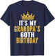 It's My Grandpa's 60th Birthday 60 Years Old Men T-Shirt - T-Shirt | Navy