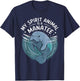 My Spirit Animal Is A Manatee Marine Biologist Funny Manatee T-Shirt - T-Shirt | Navy