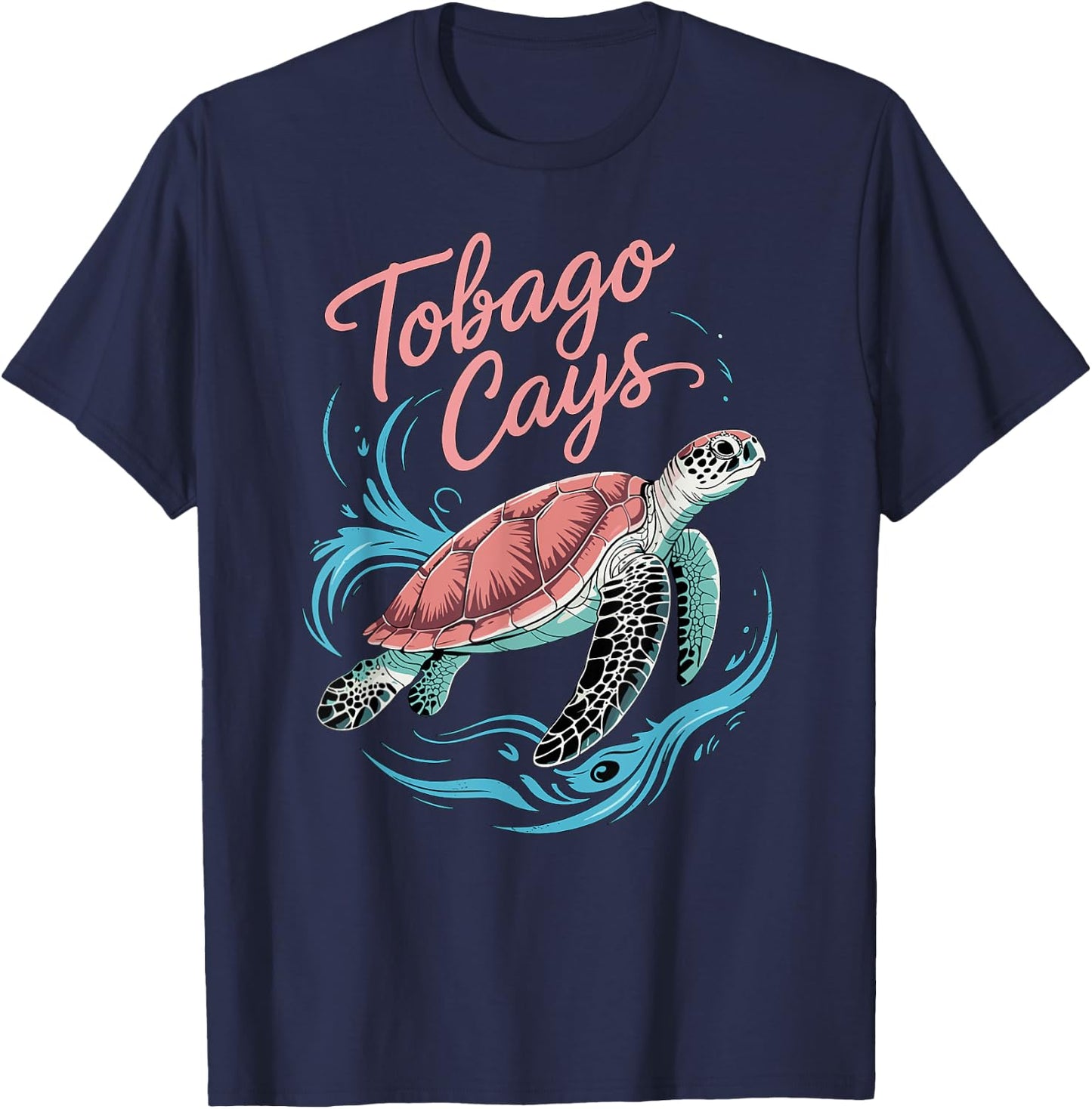 Tobago Cays Tortue - Saint-Vincent-et-les Grenadines T-Shirt - T-Shirt | Navy
