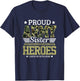 Proud Army Sister Military Soldier Brother Pride Gift T-Shirt - T-Shirt | Navy