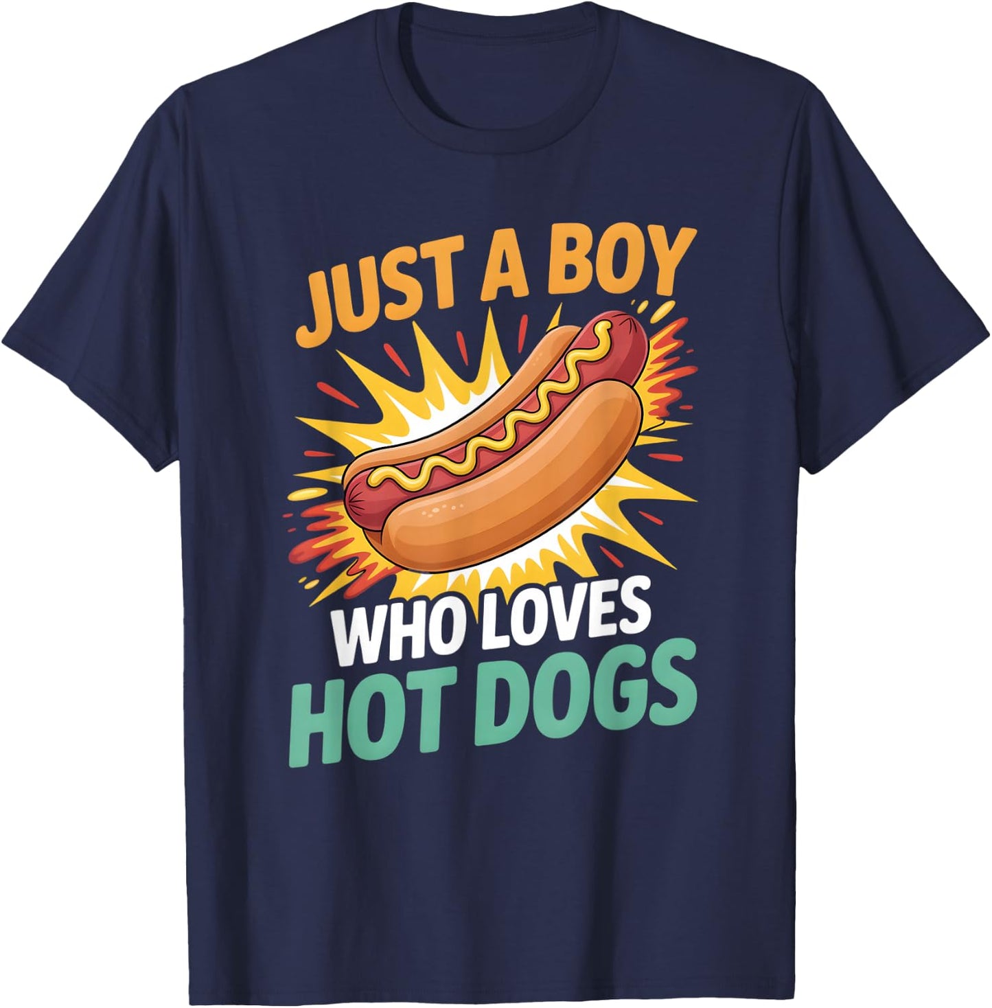 Boys Hot Dog T-Shirt - T-Shirt | Navy