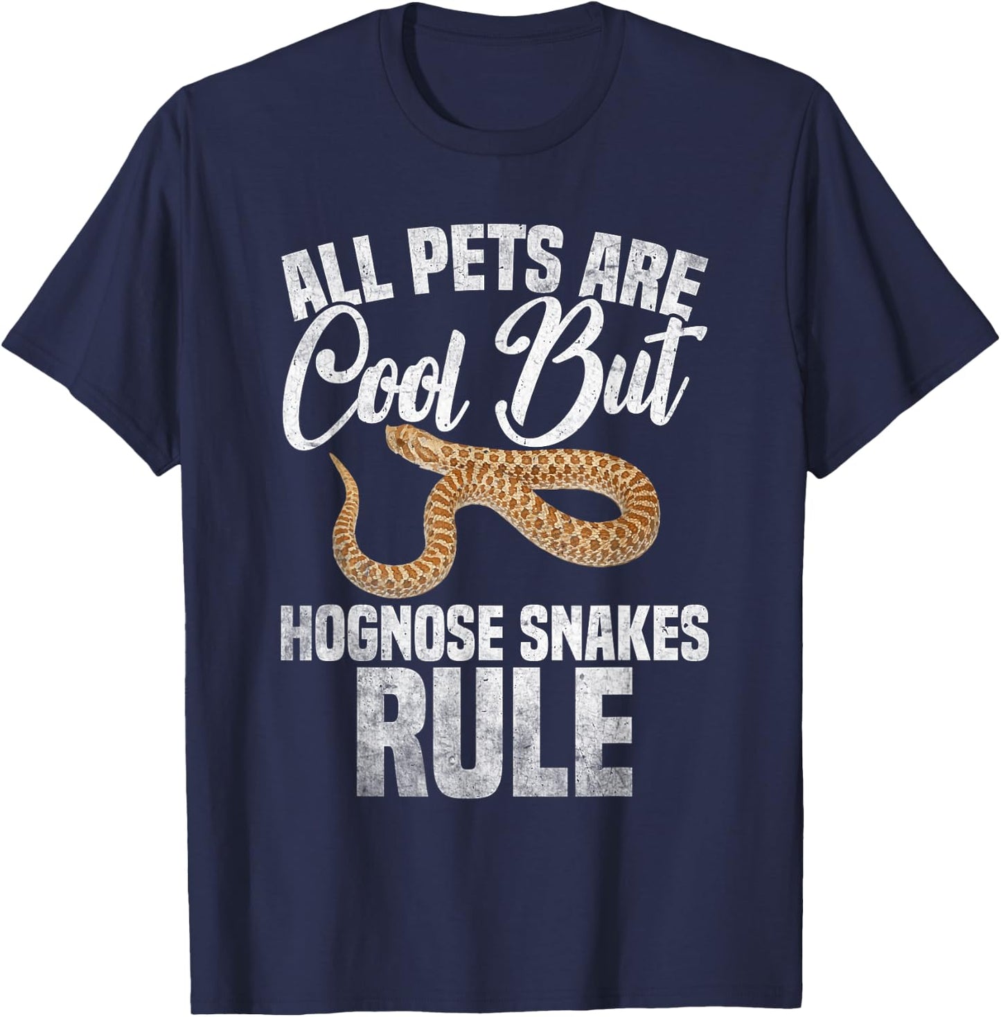 Hognose Snake Ring Hognose Snake Hide Hognose Snake T-Shirt - T-Shirt | Navy