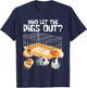 Who Let The Pigs Out - Guinea Pig Rodent Animal Pet Lover T-Shirt - T-Shirt | Navy