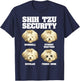 Funny Shih Tzu Security Fridge Door T-Shirt - T-Shirt | Navy