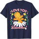 Marvel Valentine's Day Spring Flower Groot Love You Bunches , Black, S T-Shirt - T-Shirt | Navy