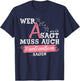 Aramsamsam Children's Songs Nursery Fun Singing , black, s T-Shirt - T-Shirt | Navy