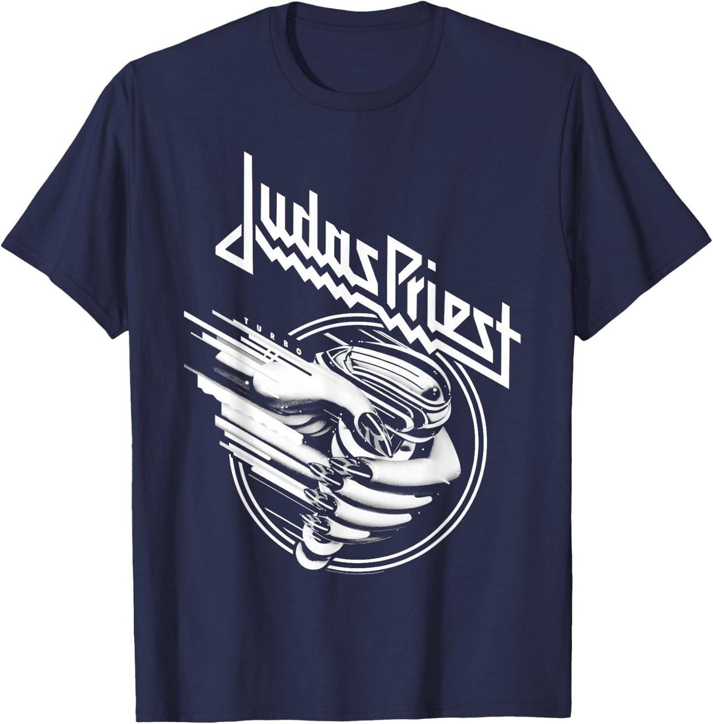 Judas Priest Turbo One Color T-Shirt - T-Shirt | Navy