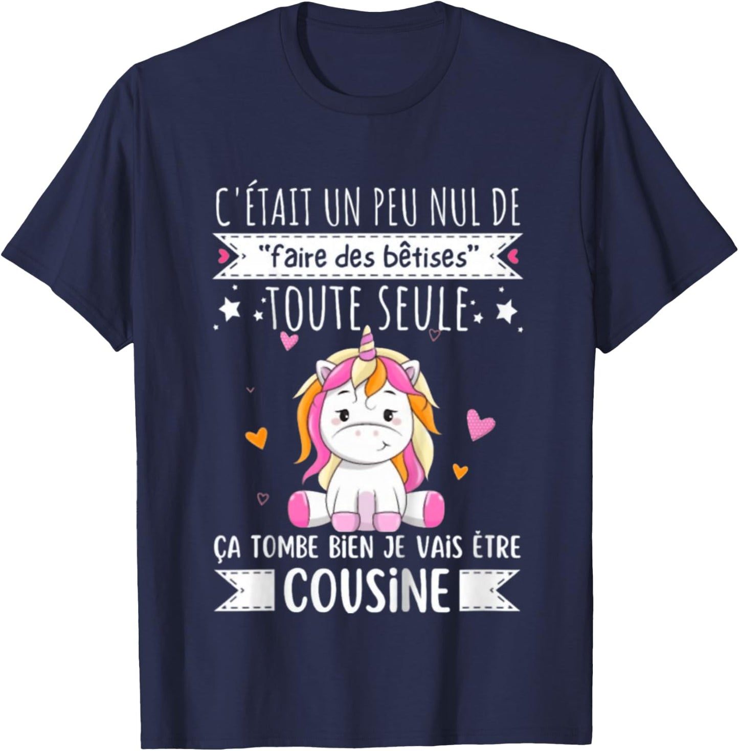 Child Future Cousine 2025 Pregnancy Announcement, Soon Cousine , Black, 2 T-Shirt - T-Shirt | Navy
