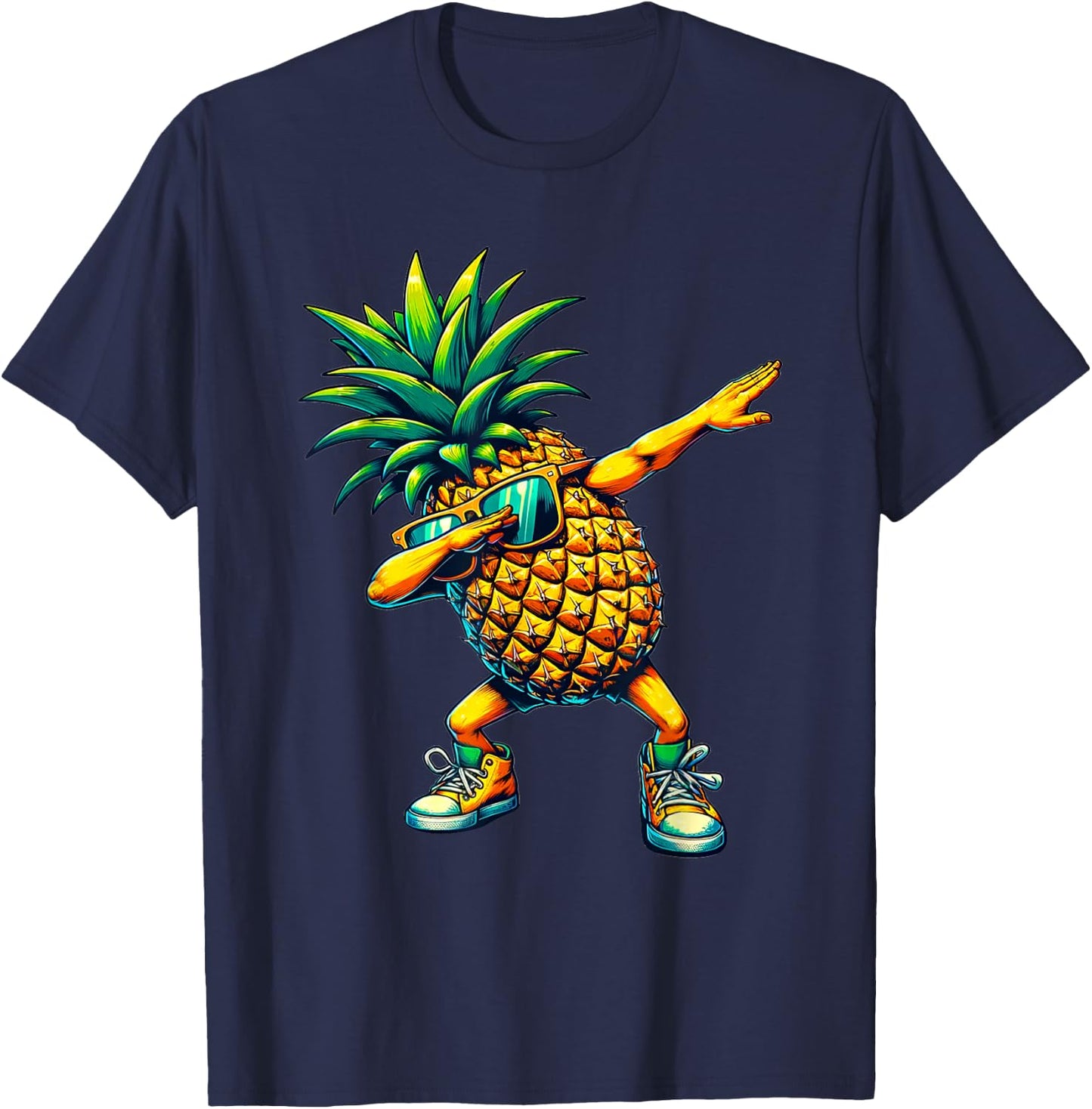 Tamponner l’ananas | Ananas drôle avec motif de fruits T-Shirt - T-Shirt | Navy
