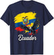 Ecuador Flag Andean Condor National Symbol T-Shirt - T-Shirt | Navy