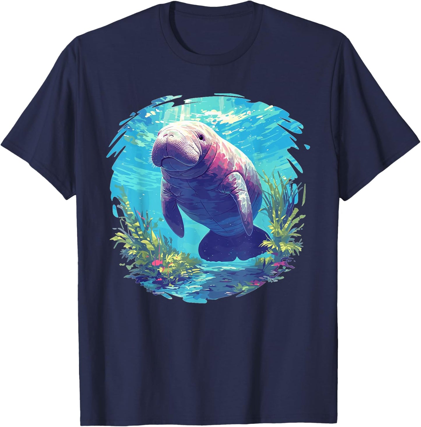 Manatees Manatee T-Shirt - T-Shirt | Navy