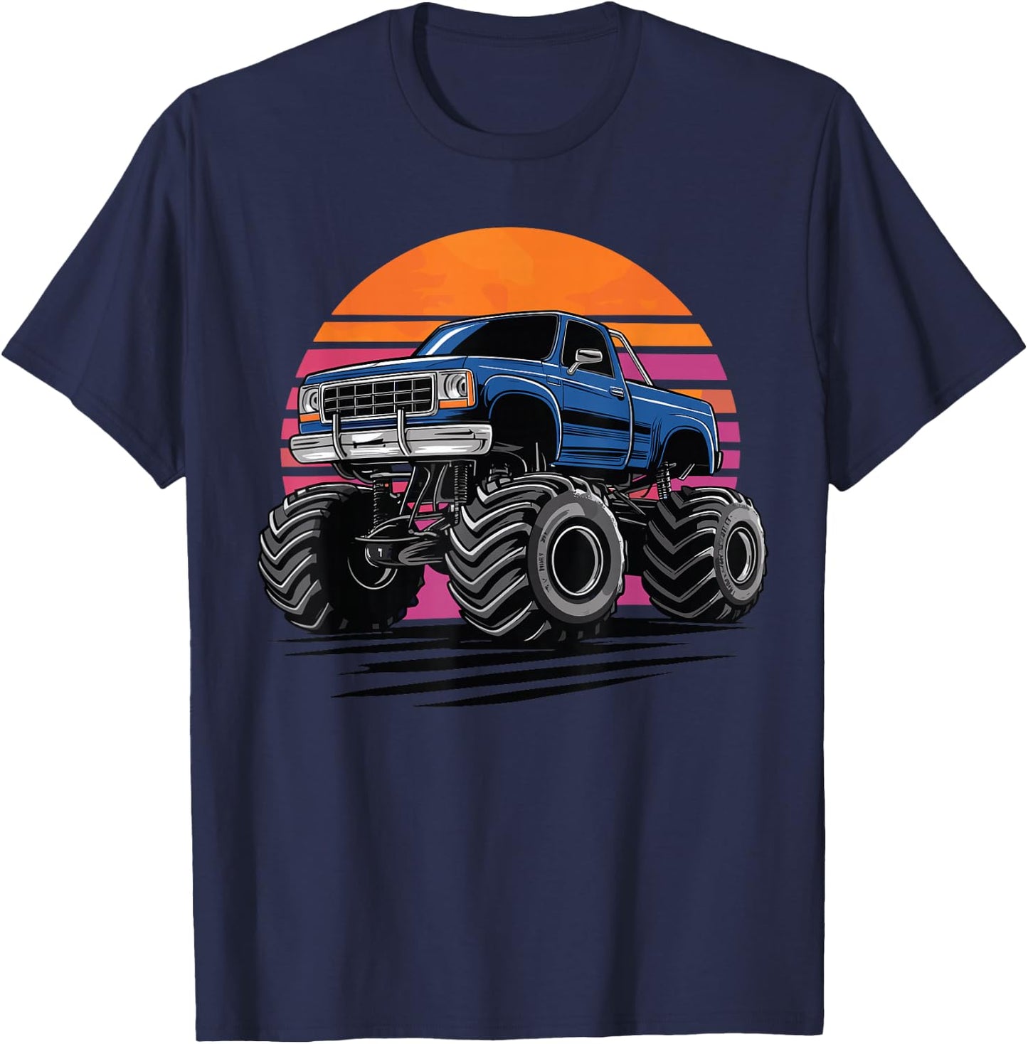 Monster Truck für Kleinkinder Jugend & Erwachsene T-Shirt - T-Shirt | Navy