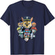 Paw Patrol Chase, Marshall und Rubble T-Shirt - T-Shirt | Navy