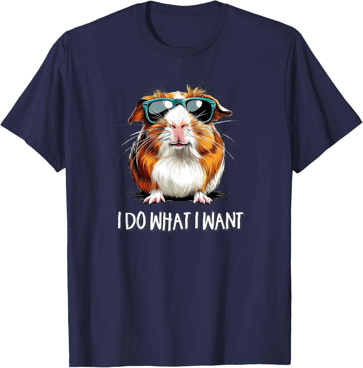 Kids Do What I Want Kids Wheek Merch Guinea Pig Lover T-Shirt - T-Shirt | Navy