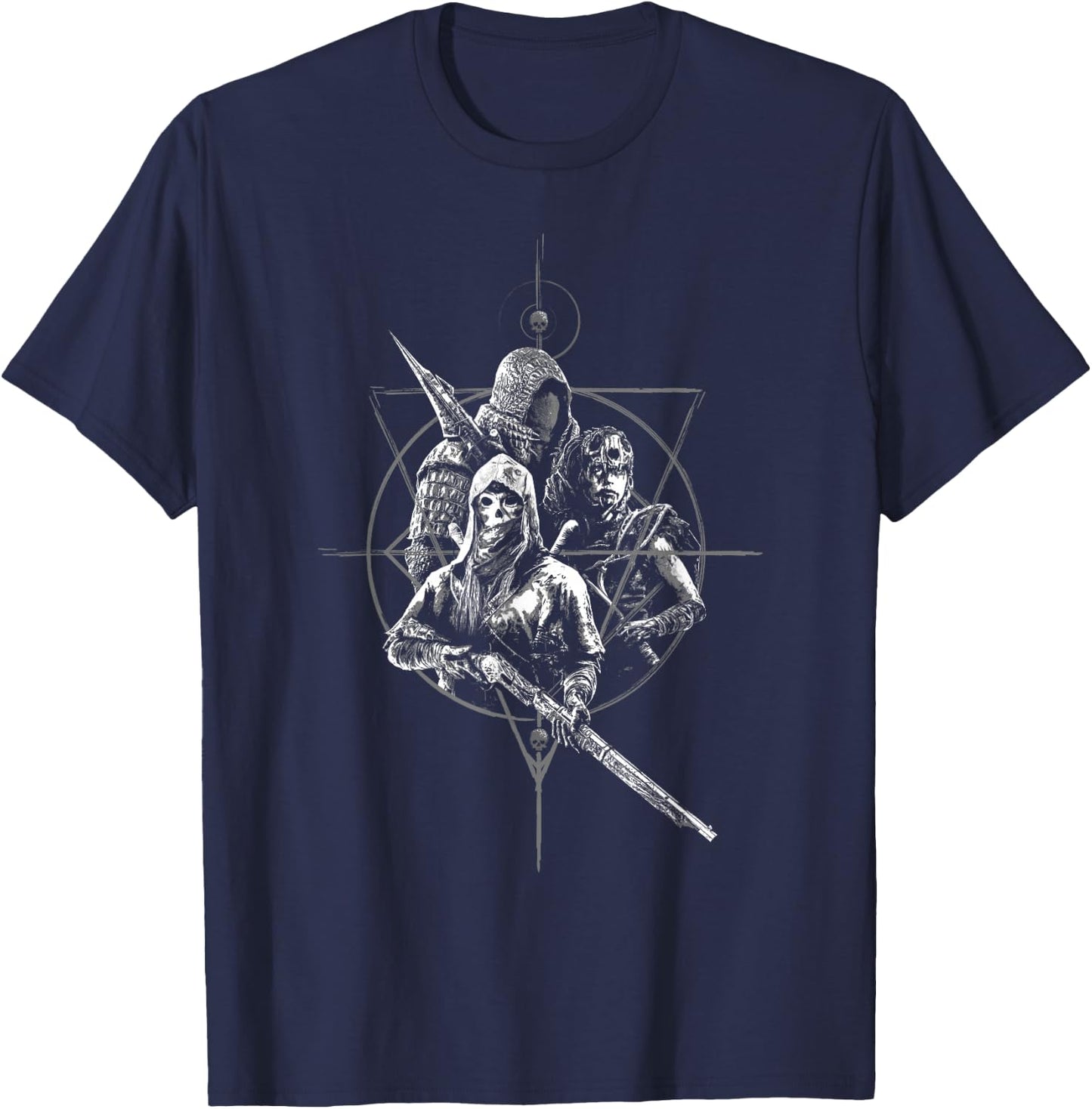 Hunt: Showdown Deadliest Hunters , Black, S T-Shirt - T-Shirt | Navy