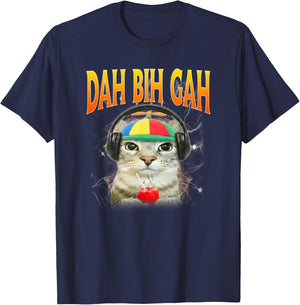 90s Style Dahbihgah Dah Bih Gah Meme T-Shirt - T-Shirt | Navy