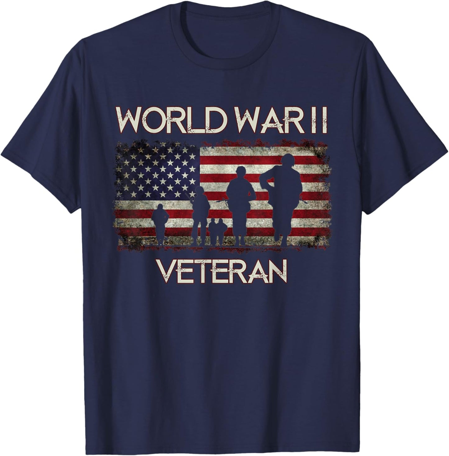 World War 2 Veteran T-Shirt - T-Shirt | Navy