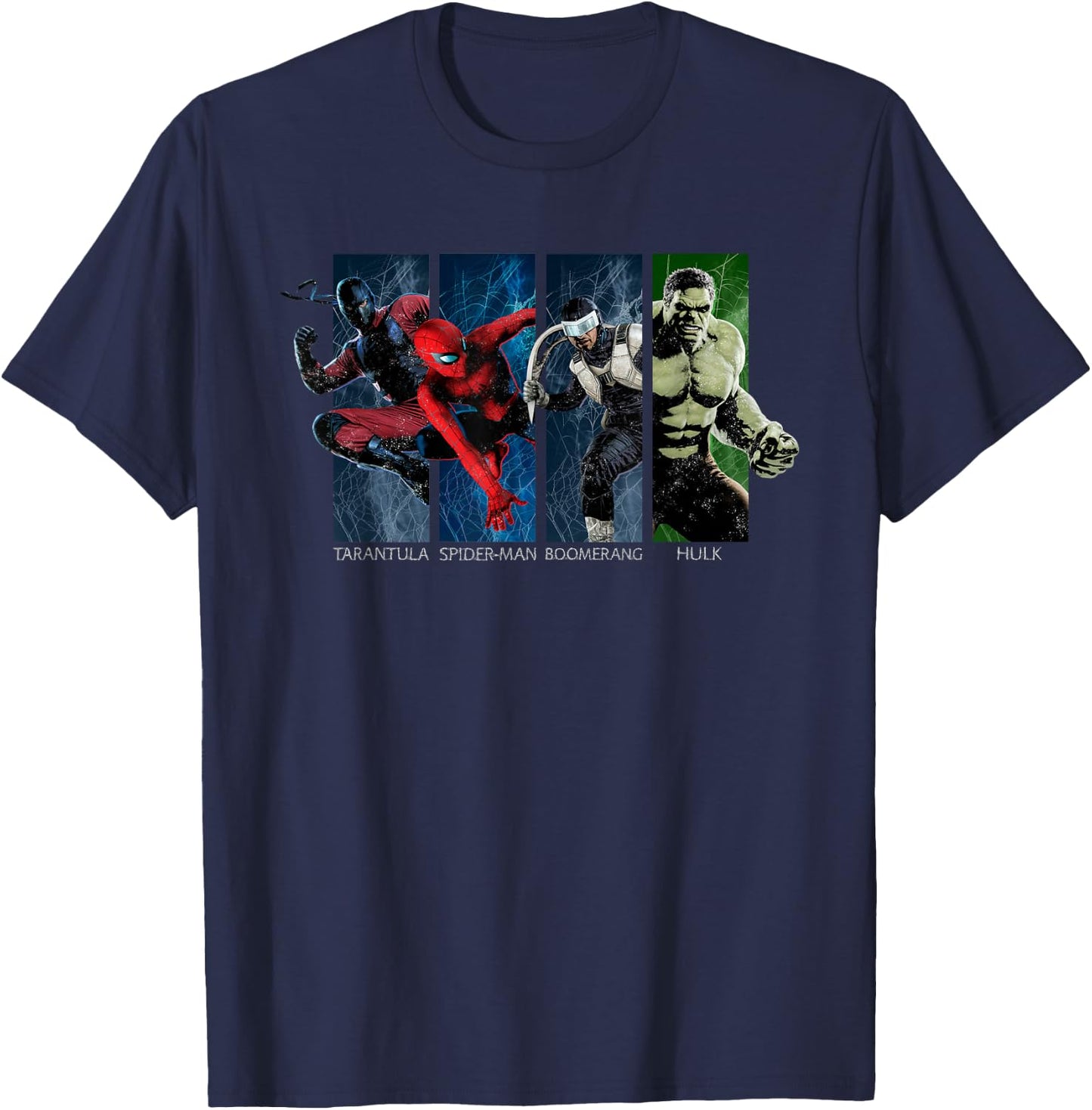 Marvel Studios Spider-Man BND Movie 2026 Heroes and Villains T-Shirt - T-Shirt | Navy