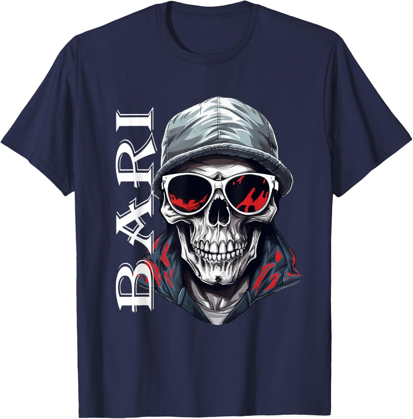 Bari Tradition Ultras Italy Bari Men's & Women's , black T-Shirt - T-Shirt | Navy