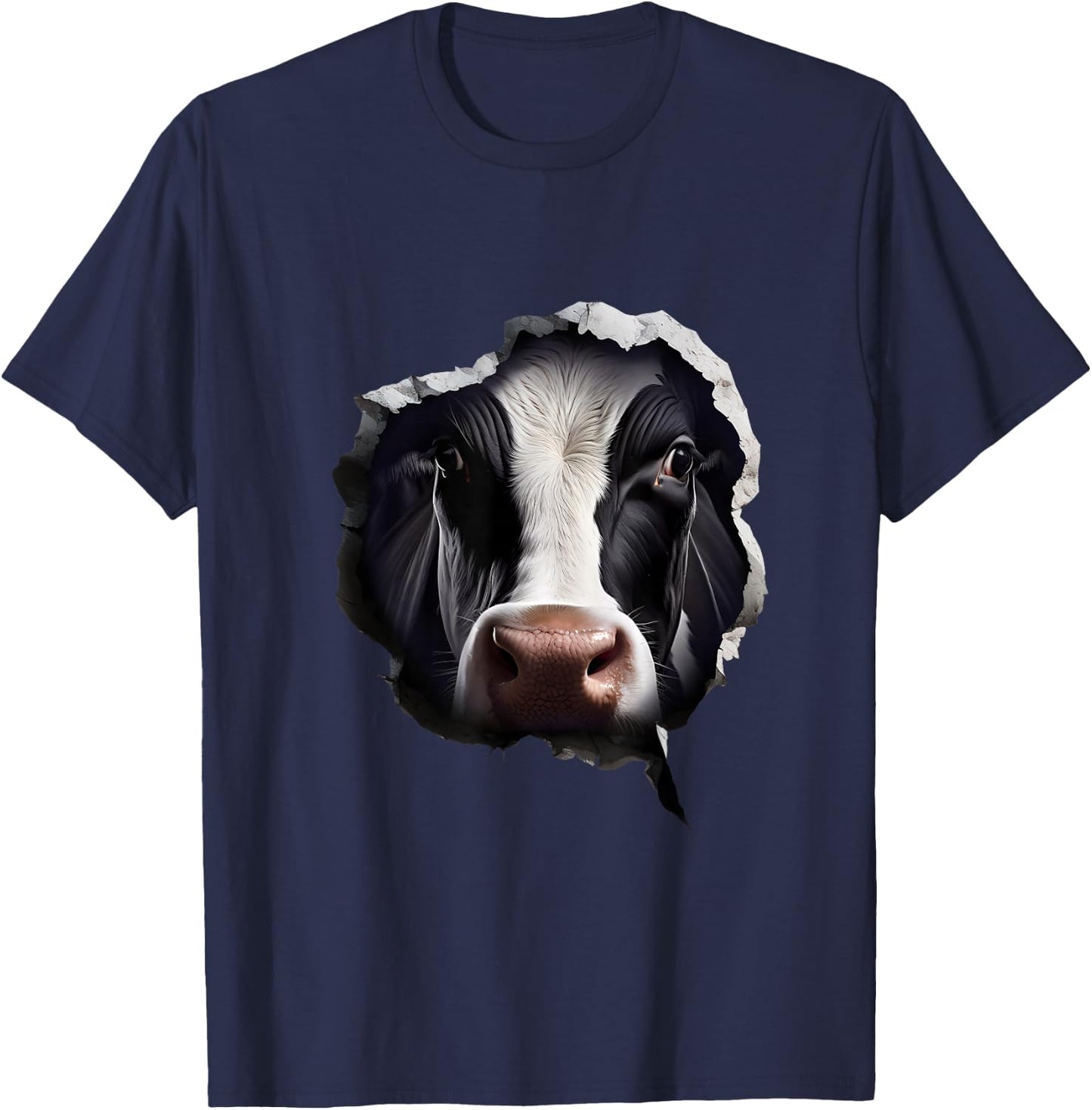 Cow Face T-Shirt - T-Shirt | Navy
