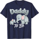 Soon Daddy To Be Elephants For Baby Shower Gender Reveal Men T-Shirt - T-Shirt | Navy