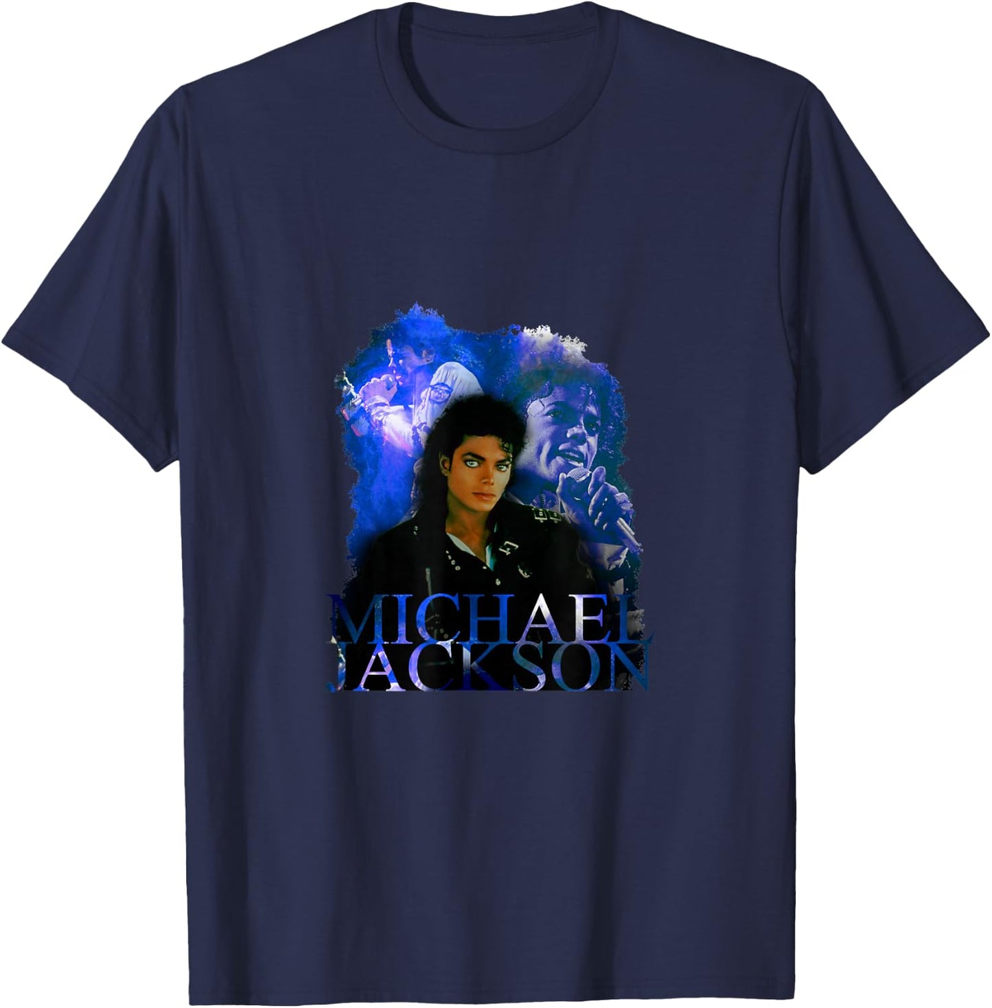 Michael Jackson-003 , Black, S T-Shirt - T-Shirt | Navy