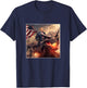 Trump Riding a Dragon Coming to the Rescue T-Shirt - T-Shirt | Navy