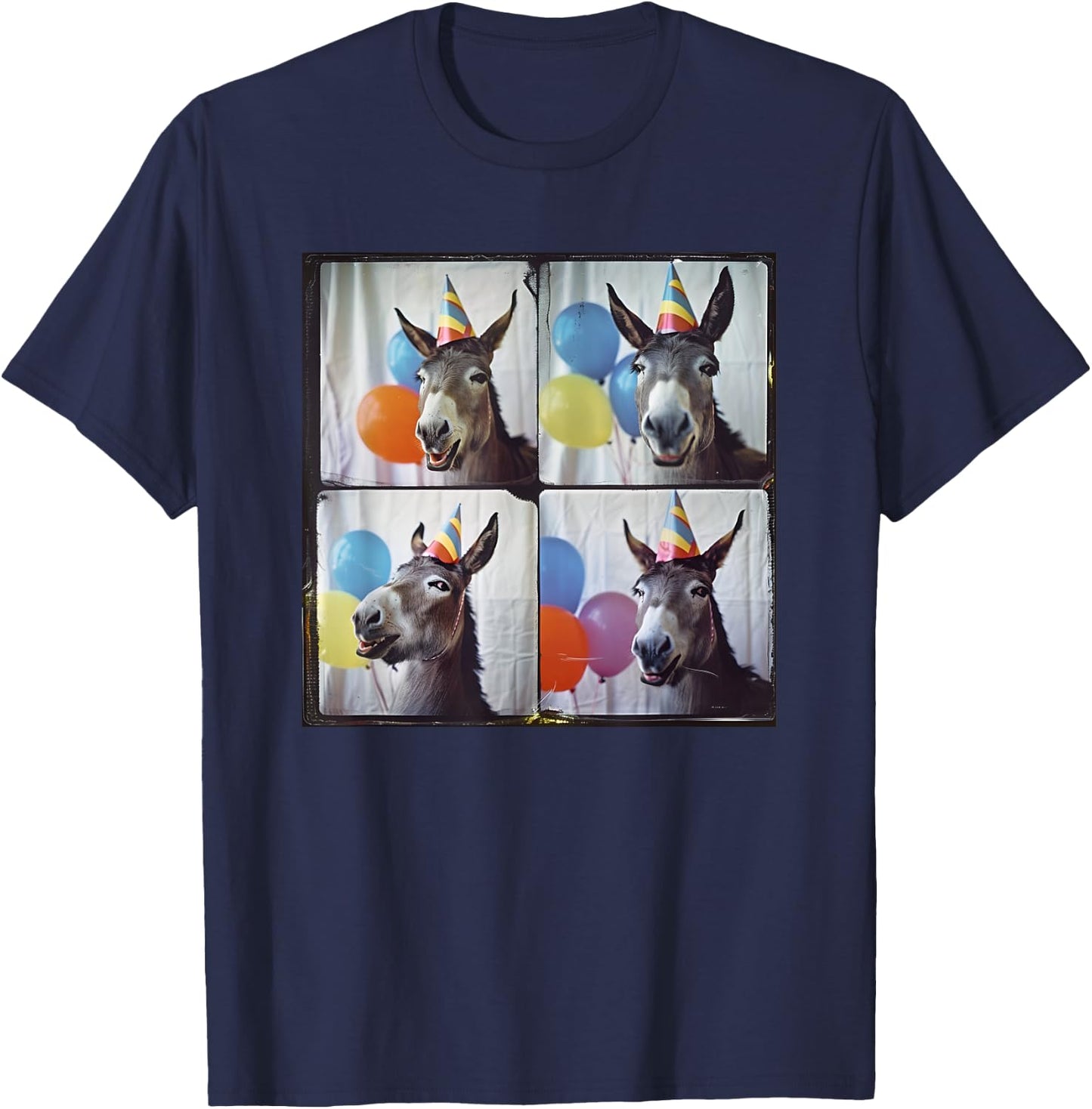 Donkey Lover Men Women Kids Farm Animal Birthday T-Shirt - T-Shirt | Navy