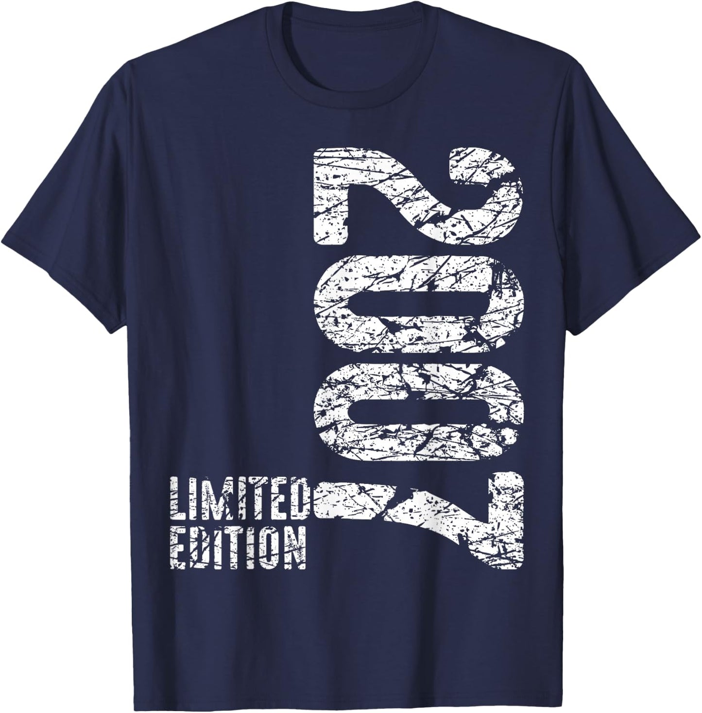 17th Birthday Boy Girl 17 Years 2007 Funny Gift , black T-Shirt - T-Shirt | Navy