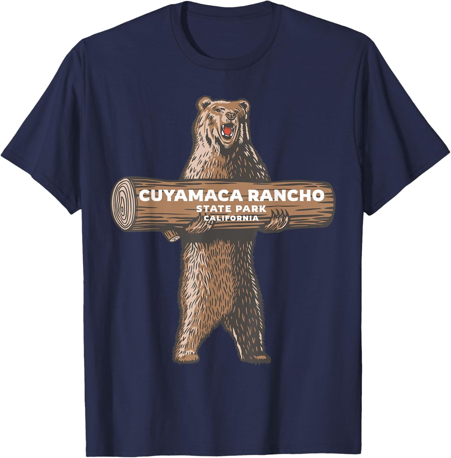 Cuyamaca Rancho State Park California CA Bear Souvenir T-Shirt - T-Shirt | Navy