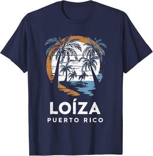 Loíza Puerto Rico T-Shirt - T-Shirt | Navy