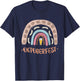 German Oktoberfest Sausage Pretzel Beer Vintage Rainbow T-Shirt - T-Shirt | Navy