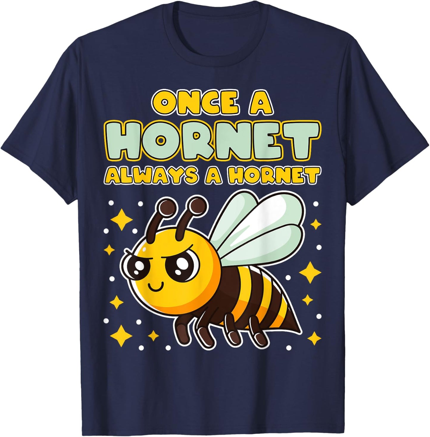 Once A Hornet Always A Hornet Back To School Spirit Girl Boy T-Shirt - T-Shirt | Navy