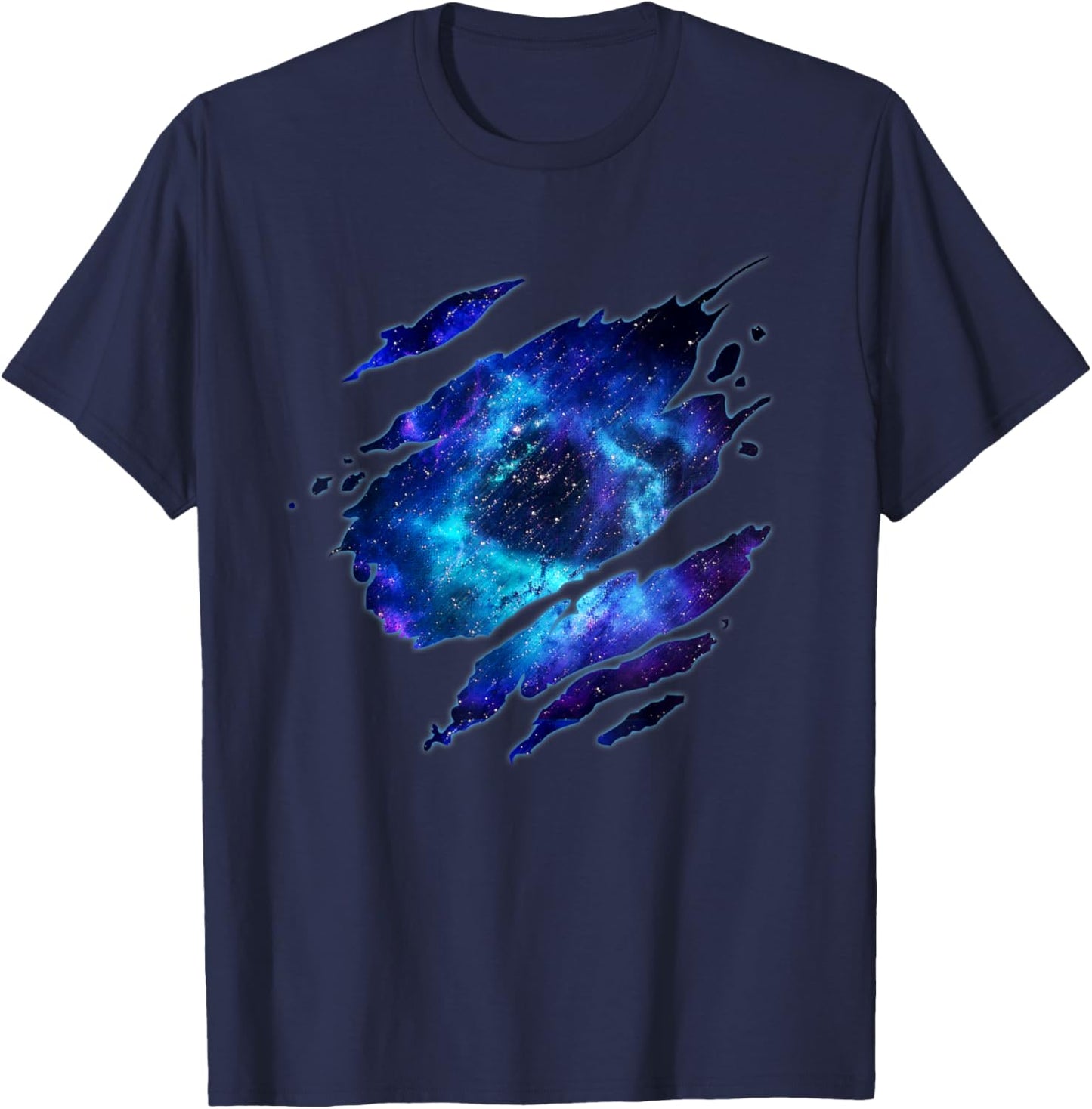 Black Hole Galaxy - Cool Space Galaxy Shirt T-Shirt - T-Shirt | Navy