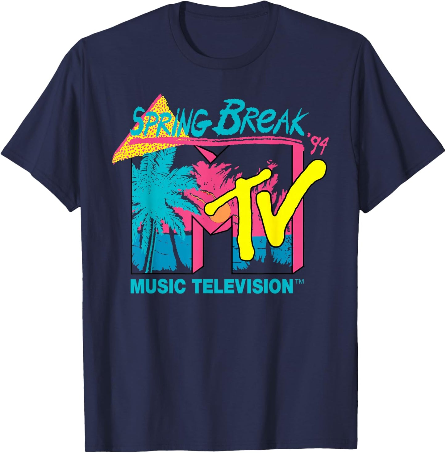 MTV - Spring Break 94 T-Shirt - T-Shirt | Navy